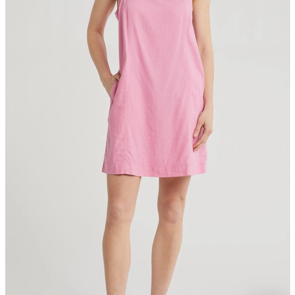 Madewell Pink Linen Top